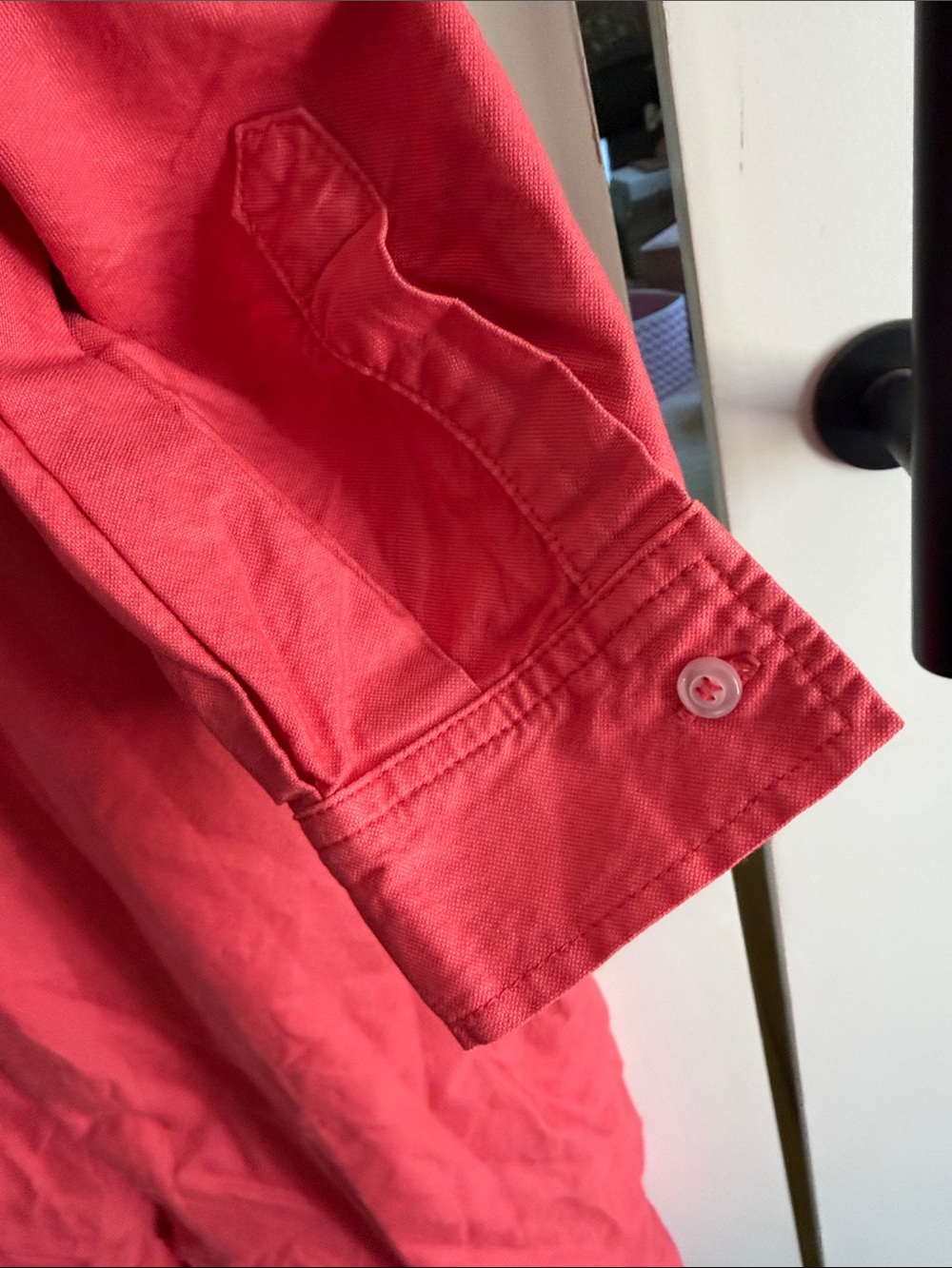 Sandrine Rose Coral Button-Front Shirt Dress‎ small - Picture 5 of 9